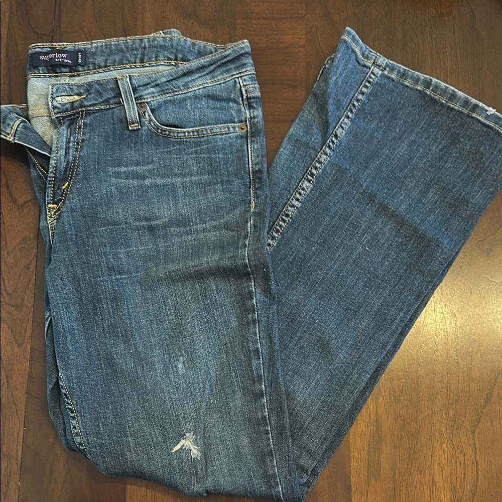 Vintage Levi's Boot Cut Distressed Super-Low 518 Jeans
